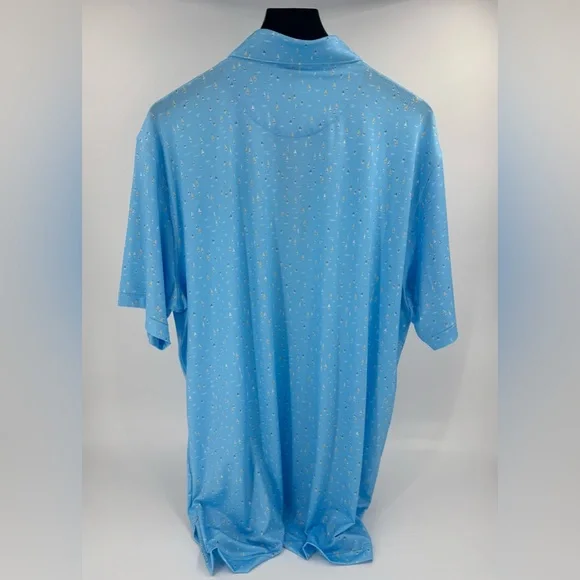 Peter Millar "Sailing Away With An Ole Miss Championship!" - SIP Polo - XL - NWT - Picture 5 of 6